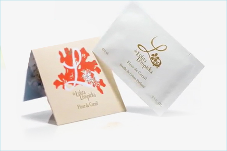 Sicofor Cosmetics on non-woven material